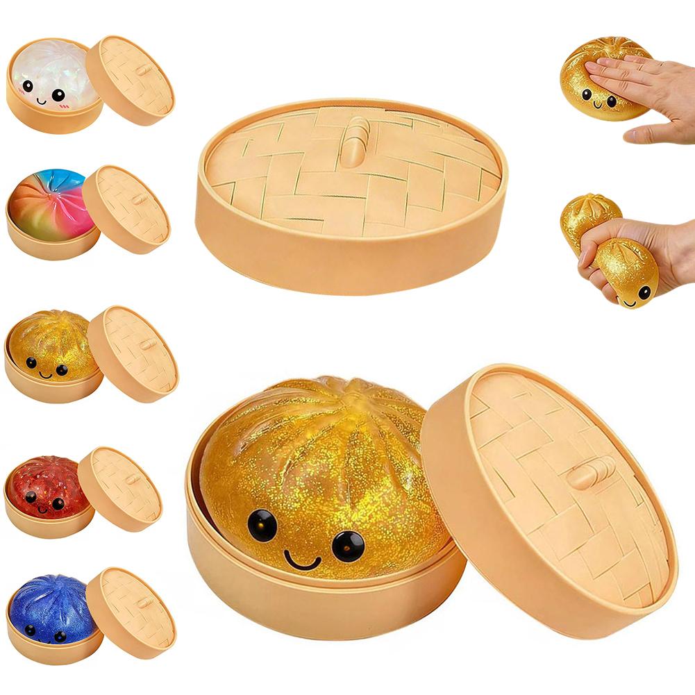 Glitter Dumpling Squishies Toy - مراجعة Kids Toys Dumplings وسعره
