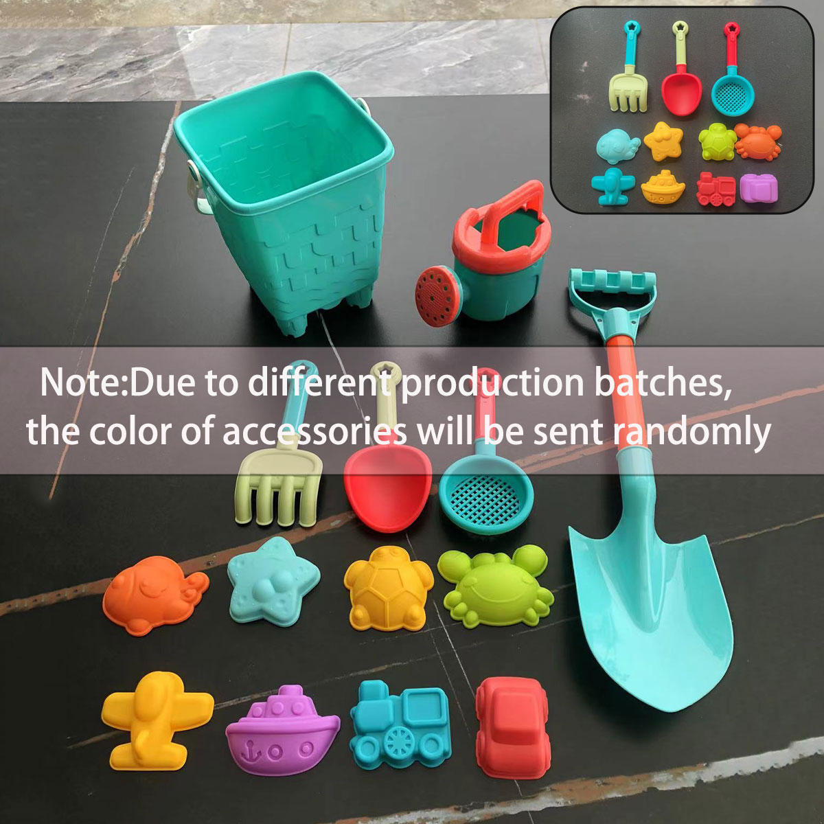Children 10/14/16PCS Beach Toy - مراجعة Kinetic Sand Mold وسعره