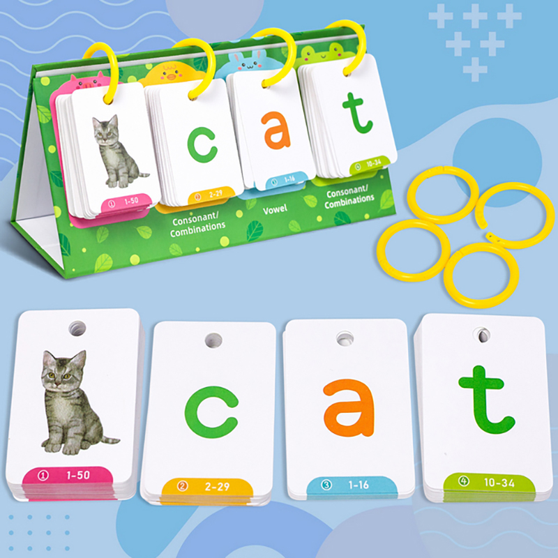 Kids CVC Words Flashcards Phon - مراجعة Educational Flash Card وسعره