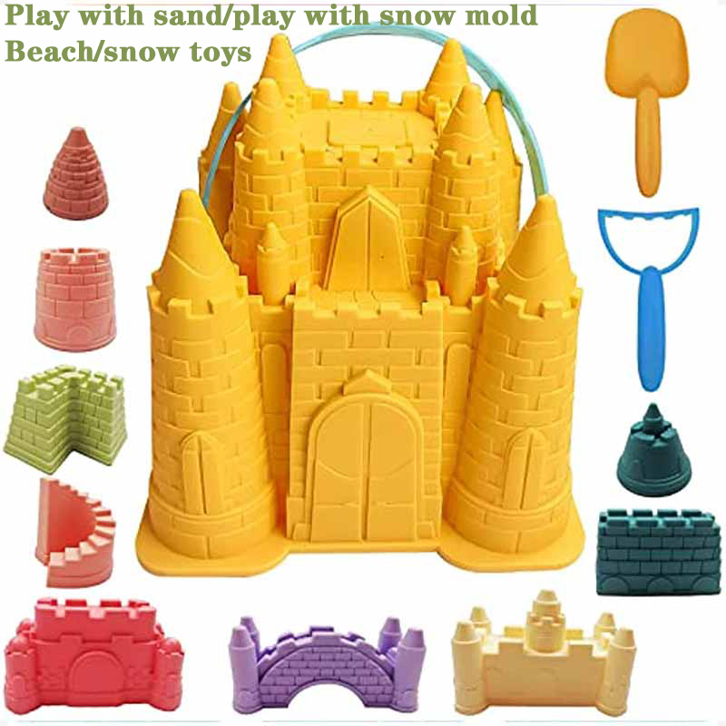 2024 New Beach Sand Toys Set C - مراجعة Kinetic Sand Mold وسعره