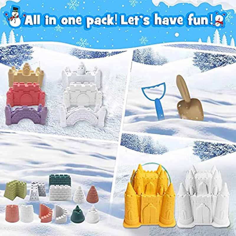 2024 New Beach Sand Toys Set C - مراجعة Kinetic Sand Mold وسعره