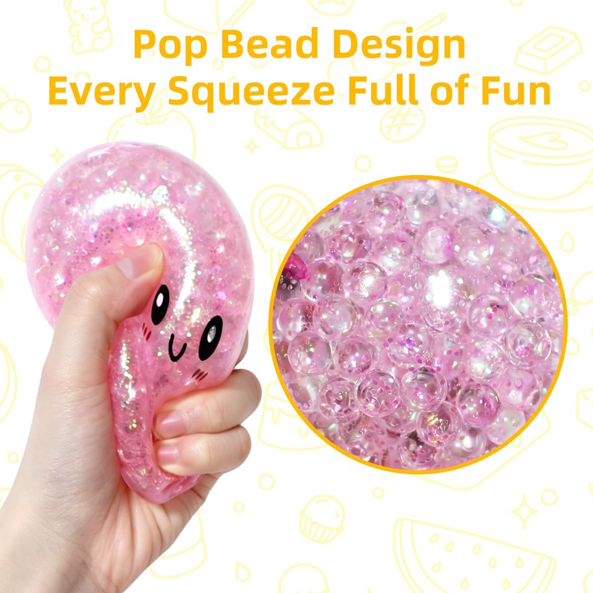Glitter Dumpling Squishy Toy S - مراجعة Kids Toys Dumplings وسعره