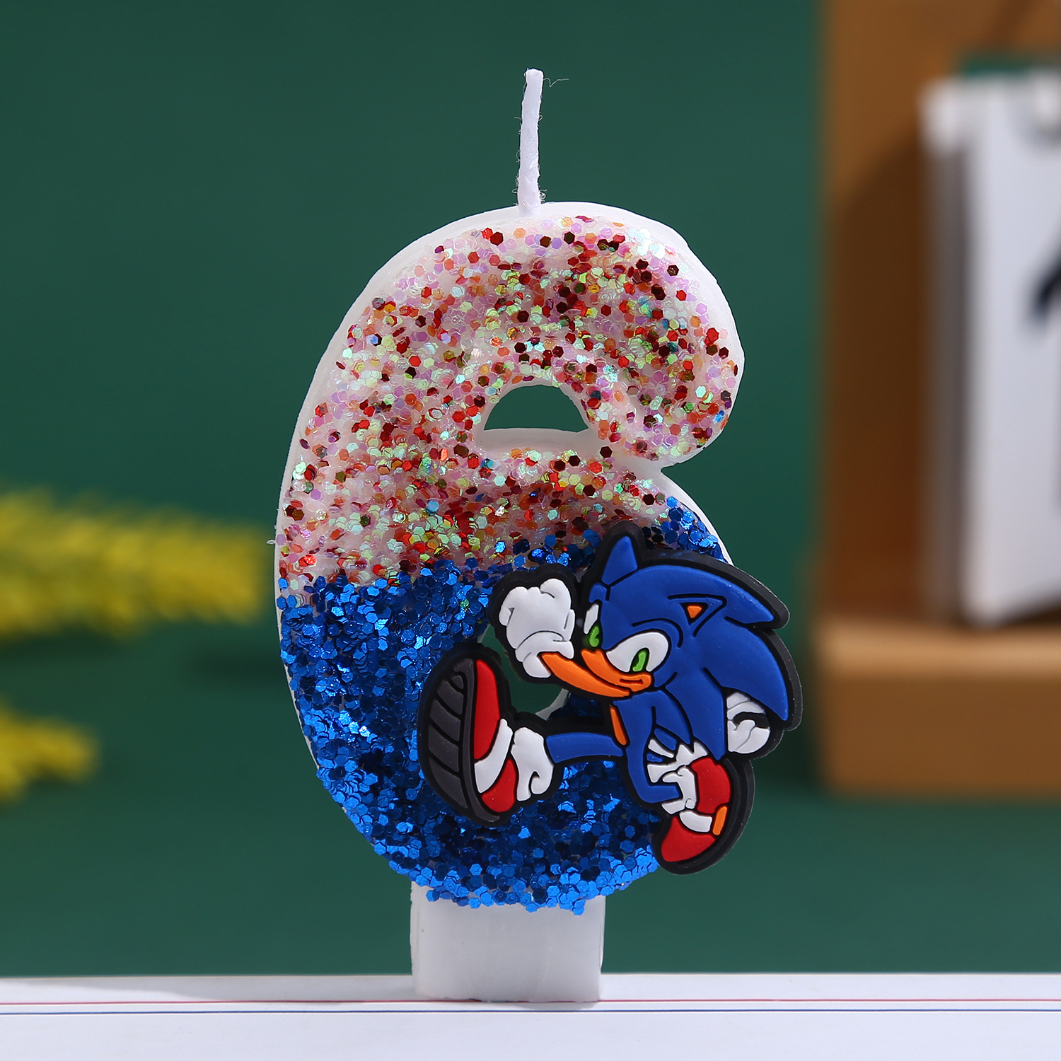 Blue Sonices Candle 0-9 Number - مراجعة Kids Toys Kitchen وسعره