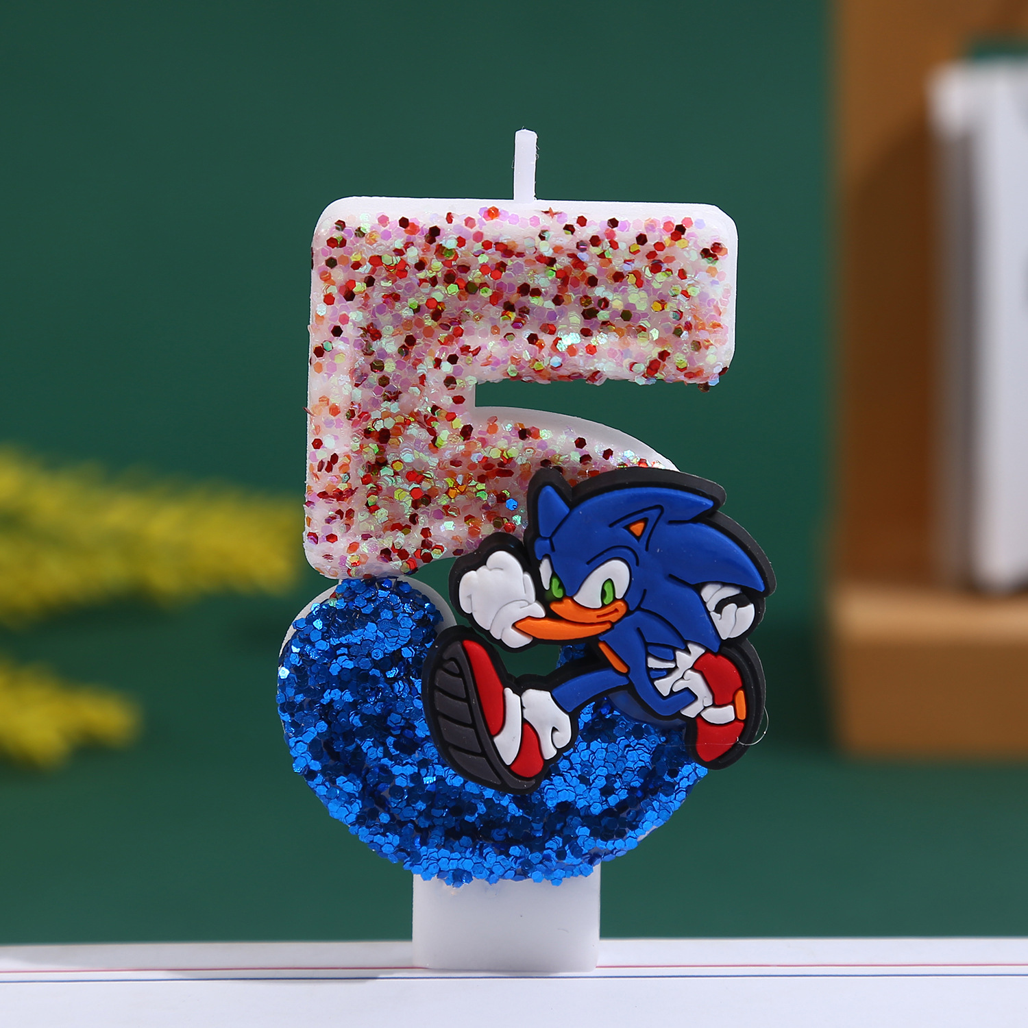 Blue Sonices Candle 0-9 Number - مراجعة Kids Toys Kitchen وسعره