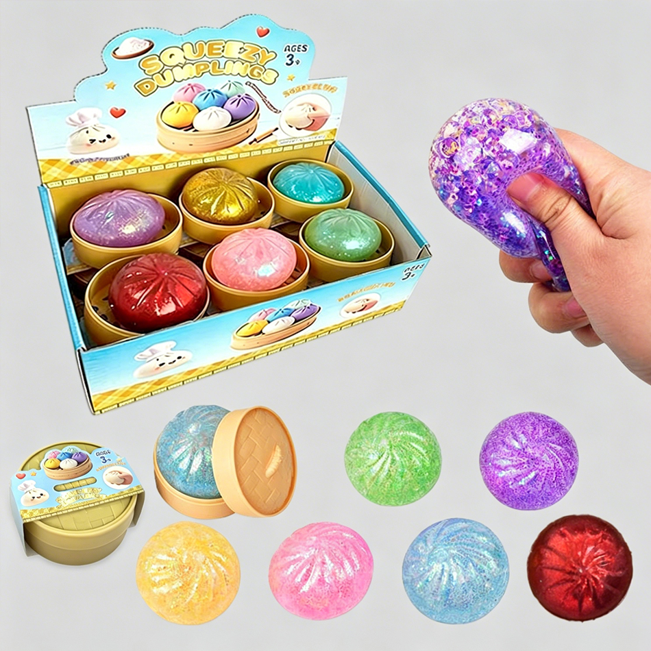 Glitter Dumpling Squishies Bli - مراجعة Kids Toys Dumplings وسعره