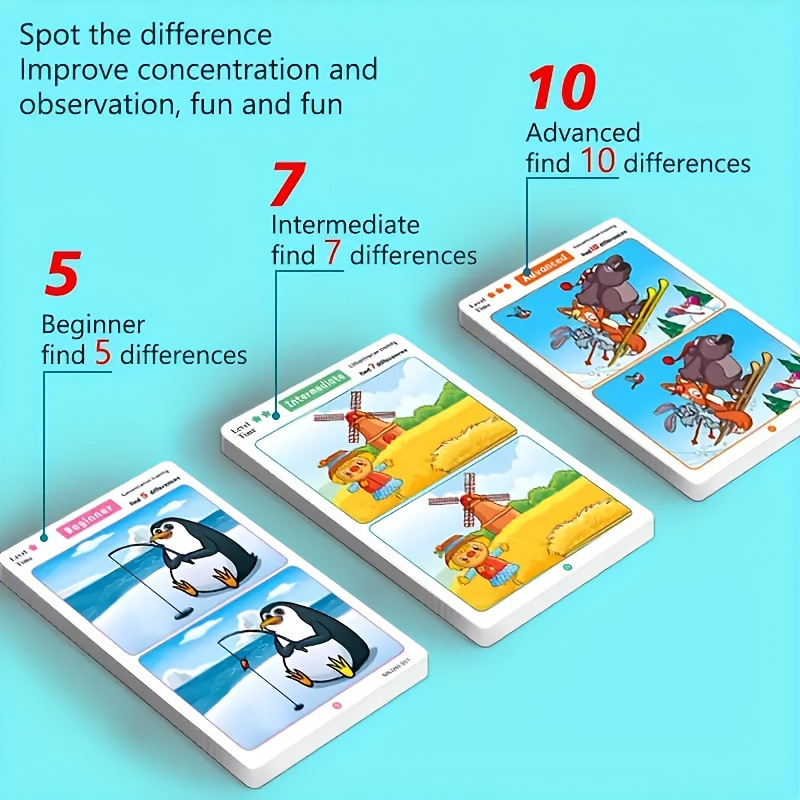 Kids Find Difference Flash Car - مراجعة Educational Flash Card وسعره