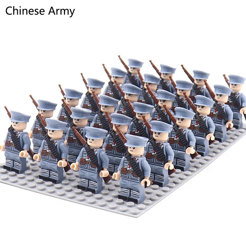 World War II military soldier  - مراجعة Lego Building Blocks وسعره