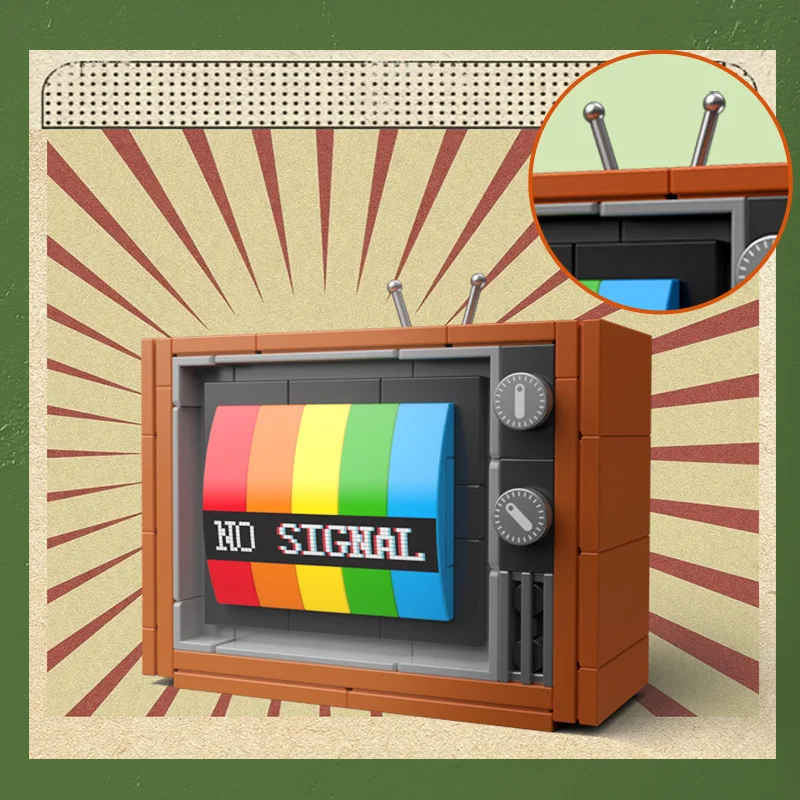 Retro DIY Building Blocks TV R - مراجعة Lego Building Blocks وسعره
