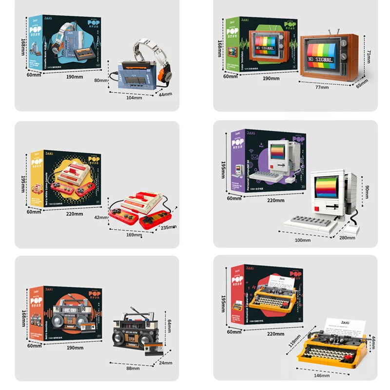 Retro DIY Building Blocks TV R - مراجعة Lego Building Blocks وسعره