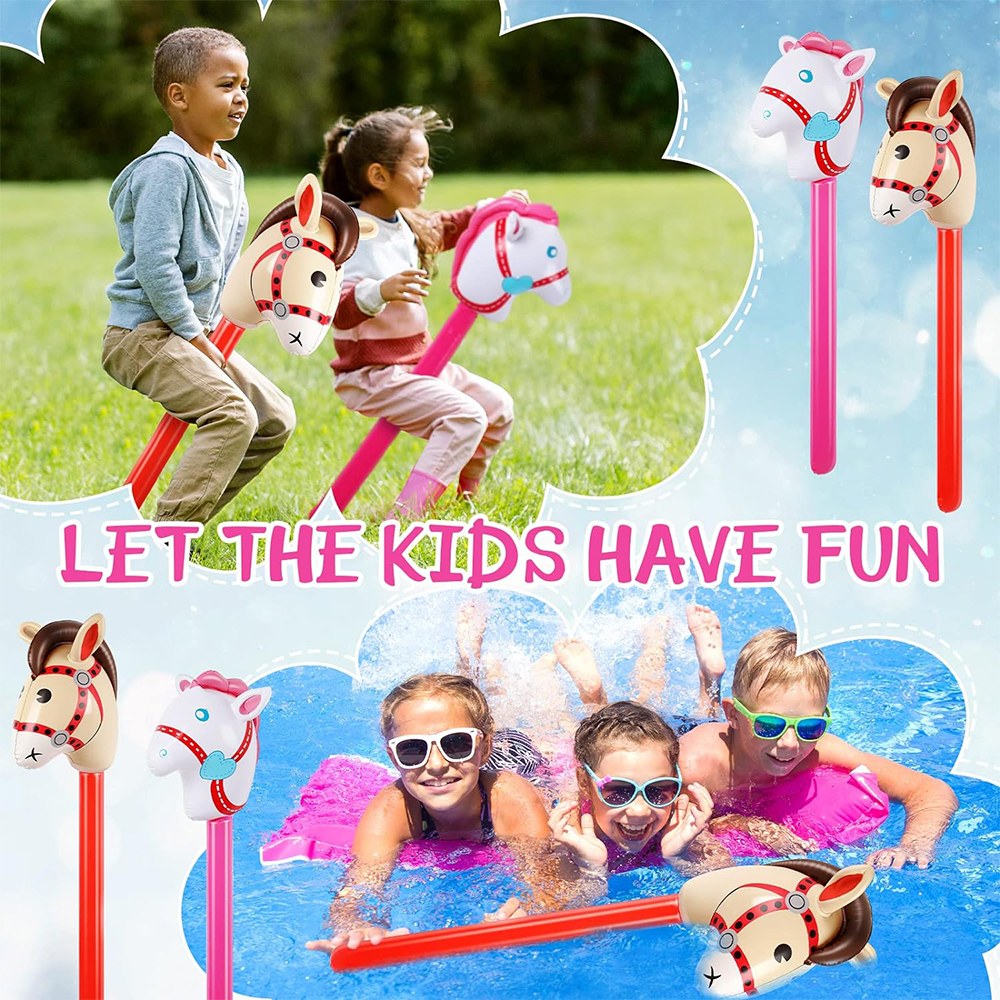 2Pcs Horse Head Stick Balloon  - مراجعة Kids Toys Horse وسعره