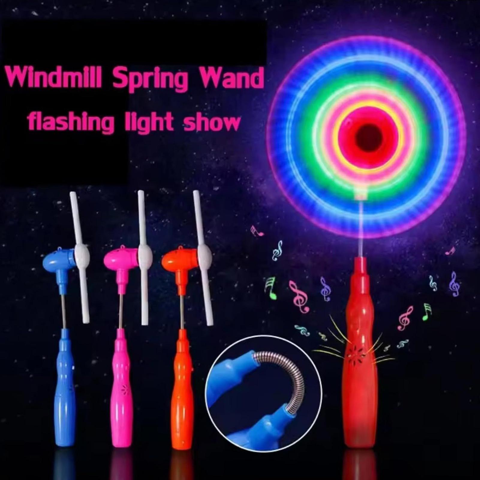 Handheld LED Music Windmill St - مراجعة Kids Yard Toys وسعره