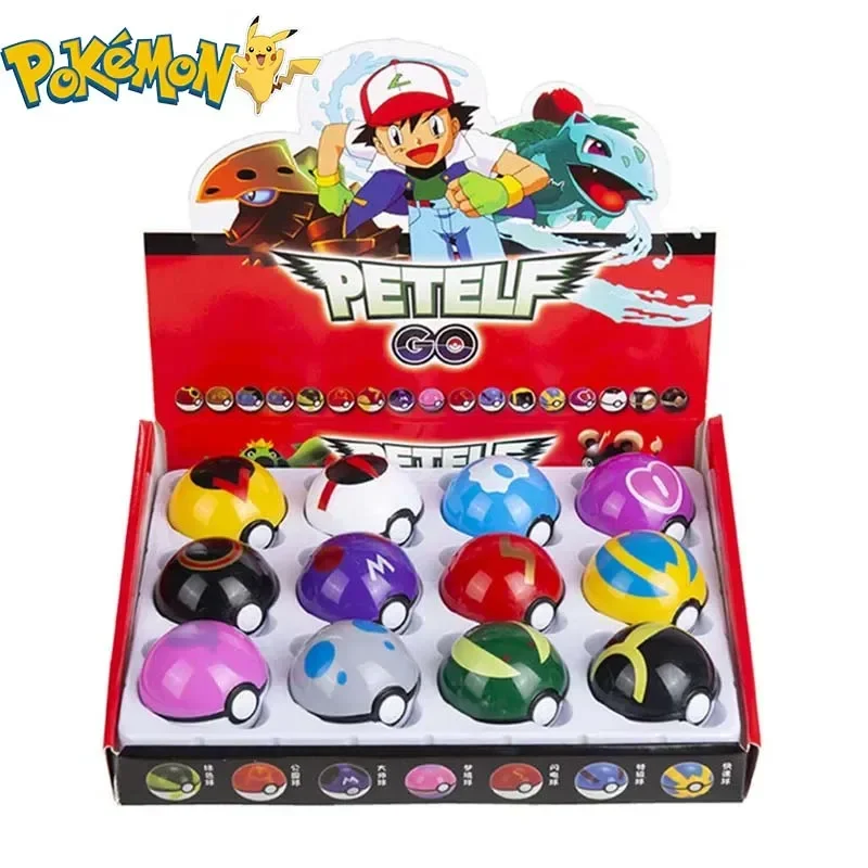 12Pcs Pokemon Figure Pokeball  - مراجعة Kids Toys Japan وسعره