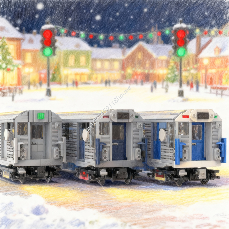1245pcs MOC NYC Subway Brightl - مراجعة Kids Toys Nyc وسعره