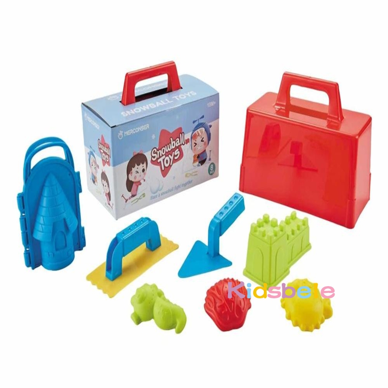 8PCS Beach Sandcastle Building - مراجعة Kinetic Sand Mold وسعره