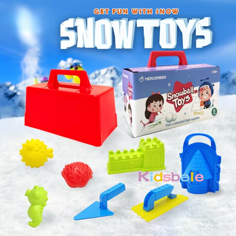 8PCS Beach Sandcastle Building - مراجعة Kinetic Sand Mold وسعره