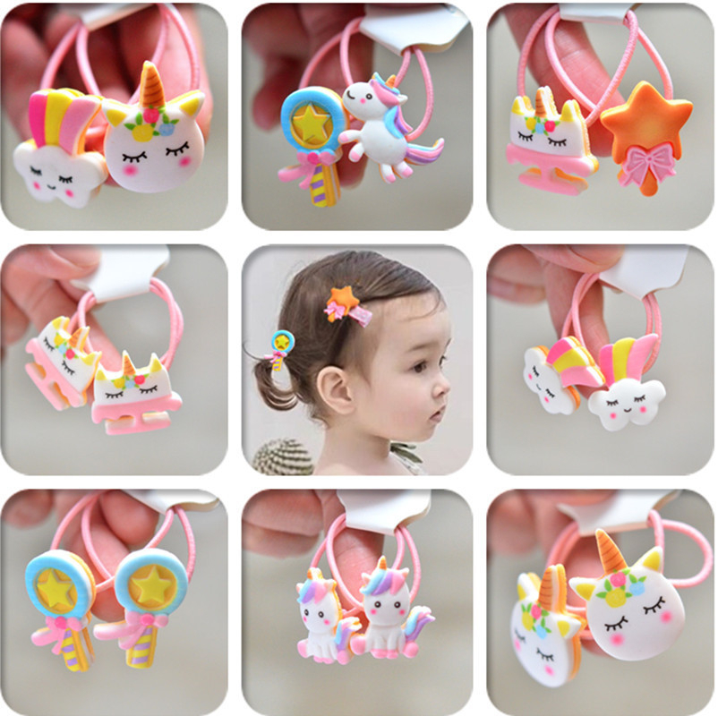 2PCS Cartoon Cute Rainbow Whit - مراجعة Kids Toys Horse وسعره