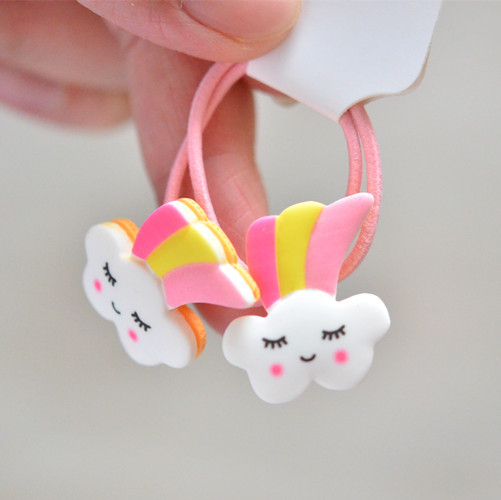 2PCS Cartoon Cute Rainbow Whit - مراجعة Kids Toys Horse وسعره