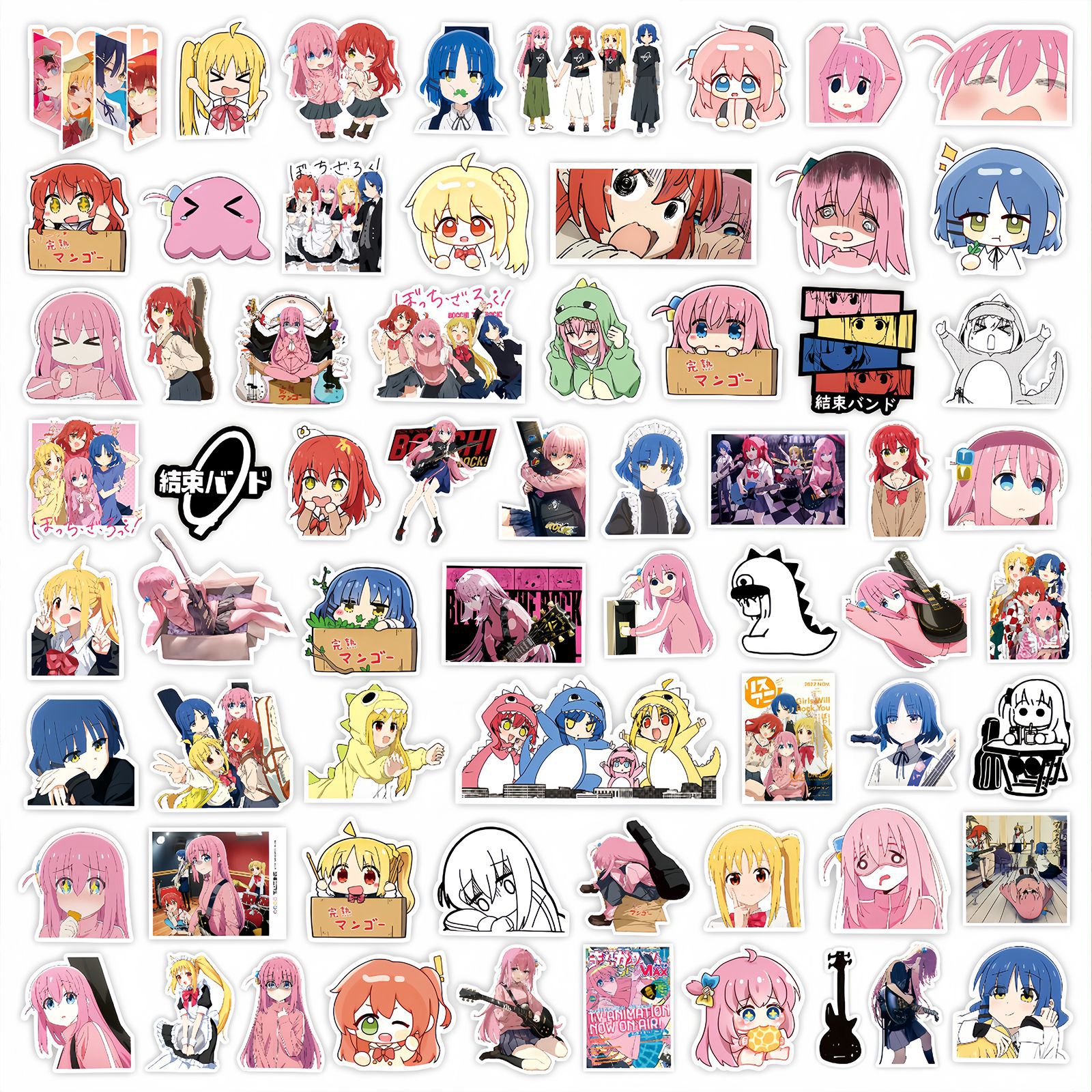 50Pcs Anime BOCCHI THE ROCK! S - مراجعة Kids Toys Japan وسعره