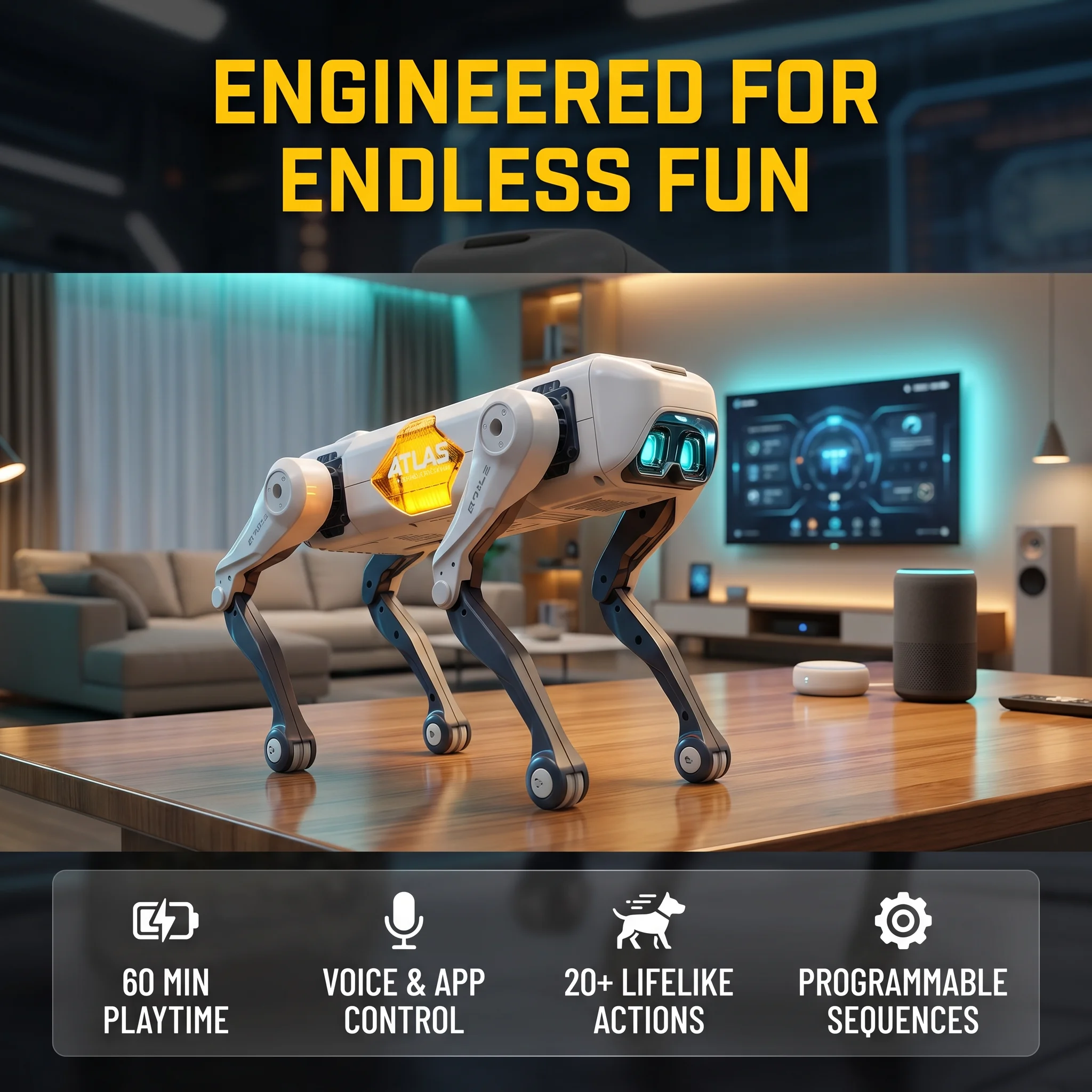 AI Smart Robot Dog, Voice & AP - مراجعة Kids Toys Usa وسعره
