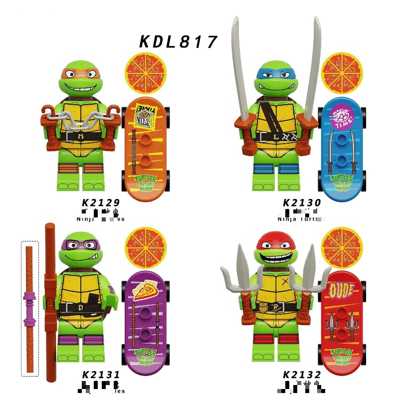 KDL831 cartoon series Teenage  - مراجعة Lego Building Blocks وسعره
