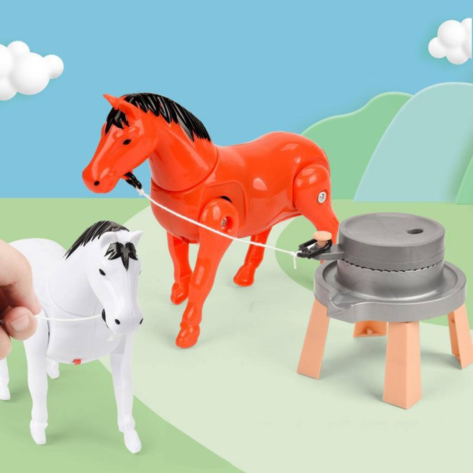 Mill Grinding Horse Toy Educat - مراجعة Kids Toys Horse وسعره
