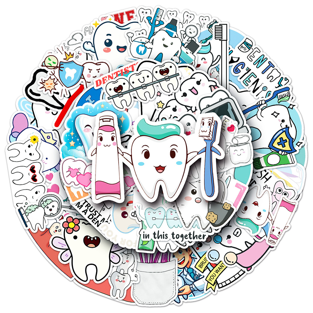 10/30/50pcs Cute Dental Tooth  - مراجعة Kids Toys Stores وسعره