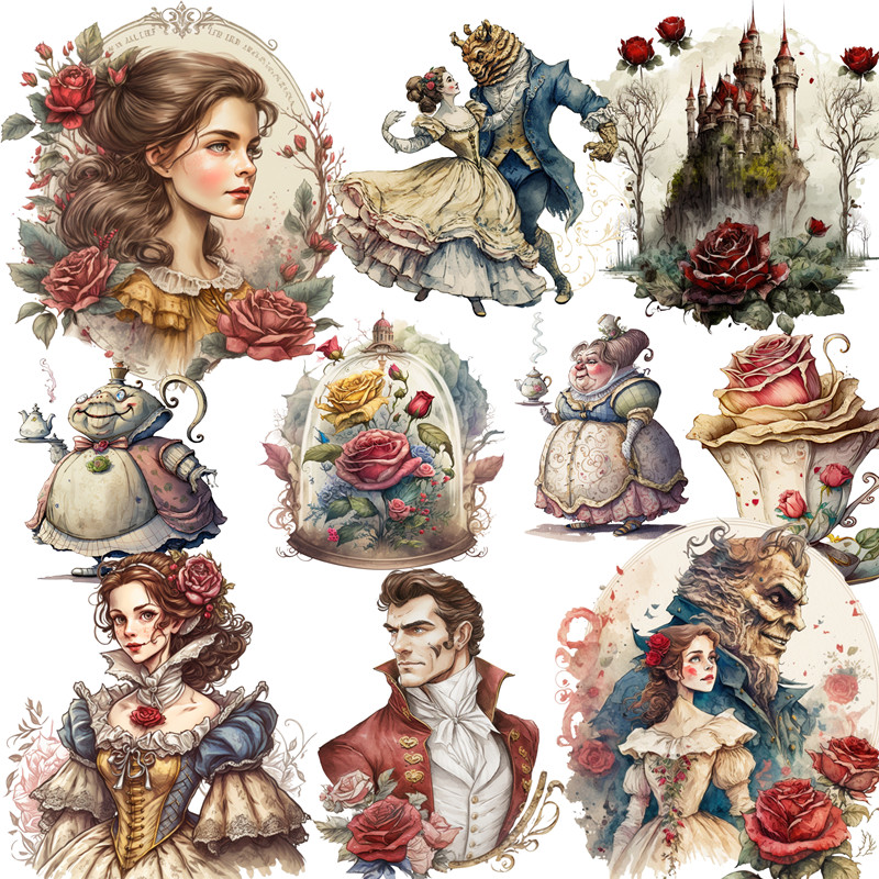 Fairy tale girl store Stickers - مراجعة Kids Toys Stores وسعره