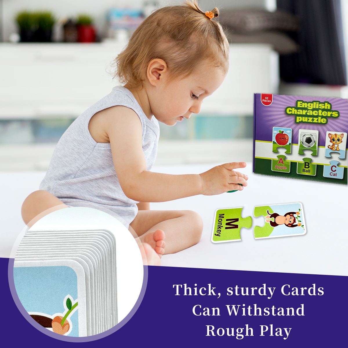 Alphabet Matching Puzzle Cards - مراجعة Educational Flash Card وسعره