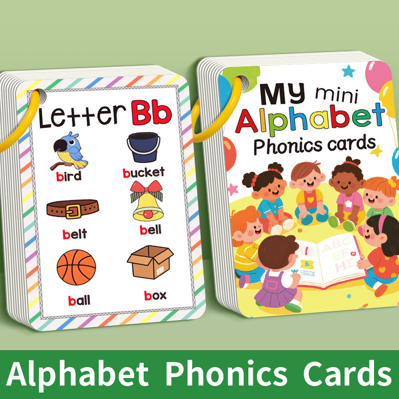 27Pcs/set Learning Card Cartoo - مراجعة Educational Flash Card وسعره